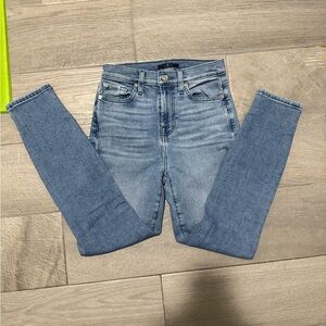 7 For All Mankind Blue Women Jeans